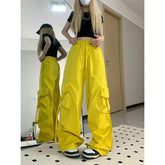 Oversized Parachute Cargo Pants